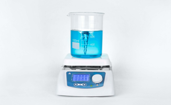 Agitador Magnético em funcionamento