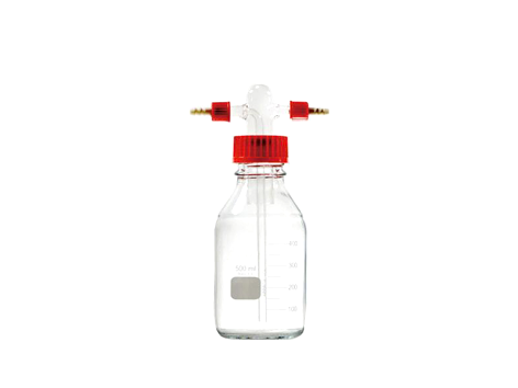 Frasco Lavador de Gás e Frasco de 500mL Graduado