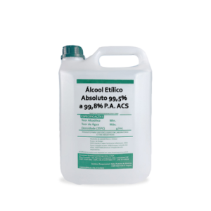 Álcool Etílico Absoluto 99,5% a 99,8% P.A. ACS