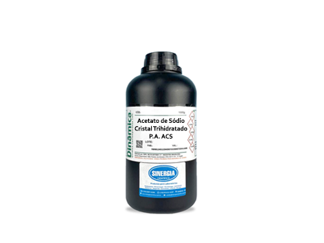Acetato de Sódio Cristal Trihidratado (3H2O) P.A. ACS