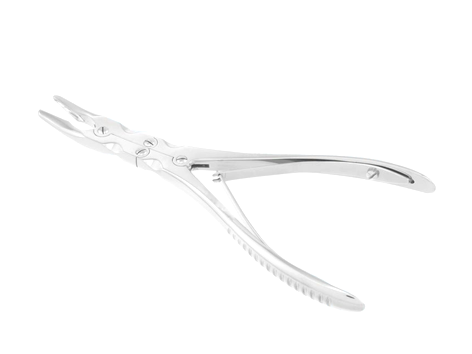 Pinça Beyer Dupla Articulação Curva 18cm