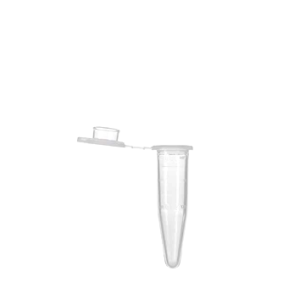 Microtubo PCR 500µL Tampa Chata Transparente