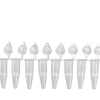 Microtubo PCR 200µL Tampa Anexada 8x