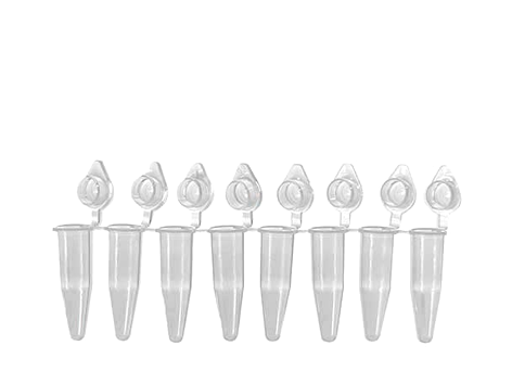 Microtubo PCR 200µL Tampa Anexada 8x
