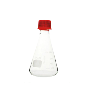Frasco Erlenmeyer com Tampa de Rosca