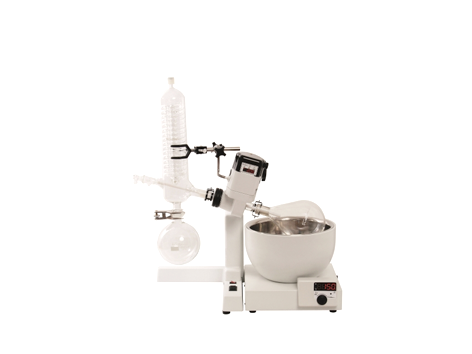 Evaporador  Rotativo 1L com Tacômetro e Banho Digital + Suporte Elétrico