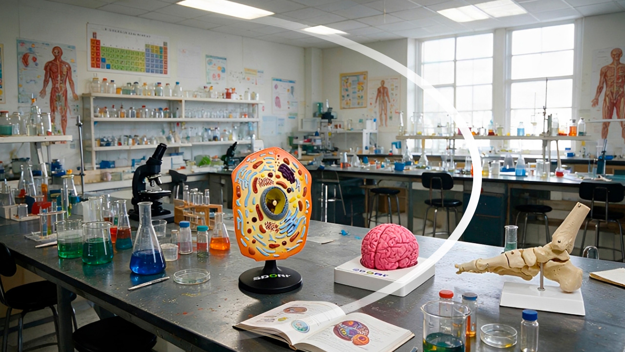 Estudantes realizando experimentos com vidrarias e produtos para laboratório de alta durabilidade fornecidos pela Sinergia Científica.